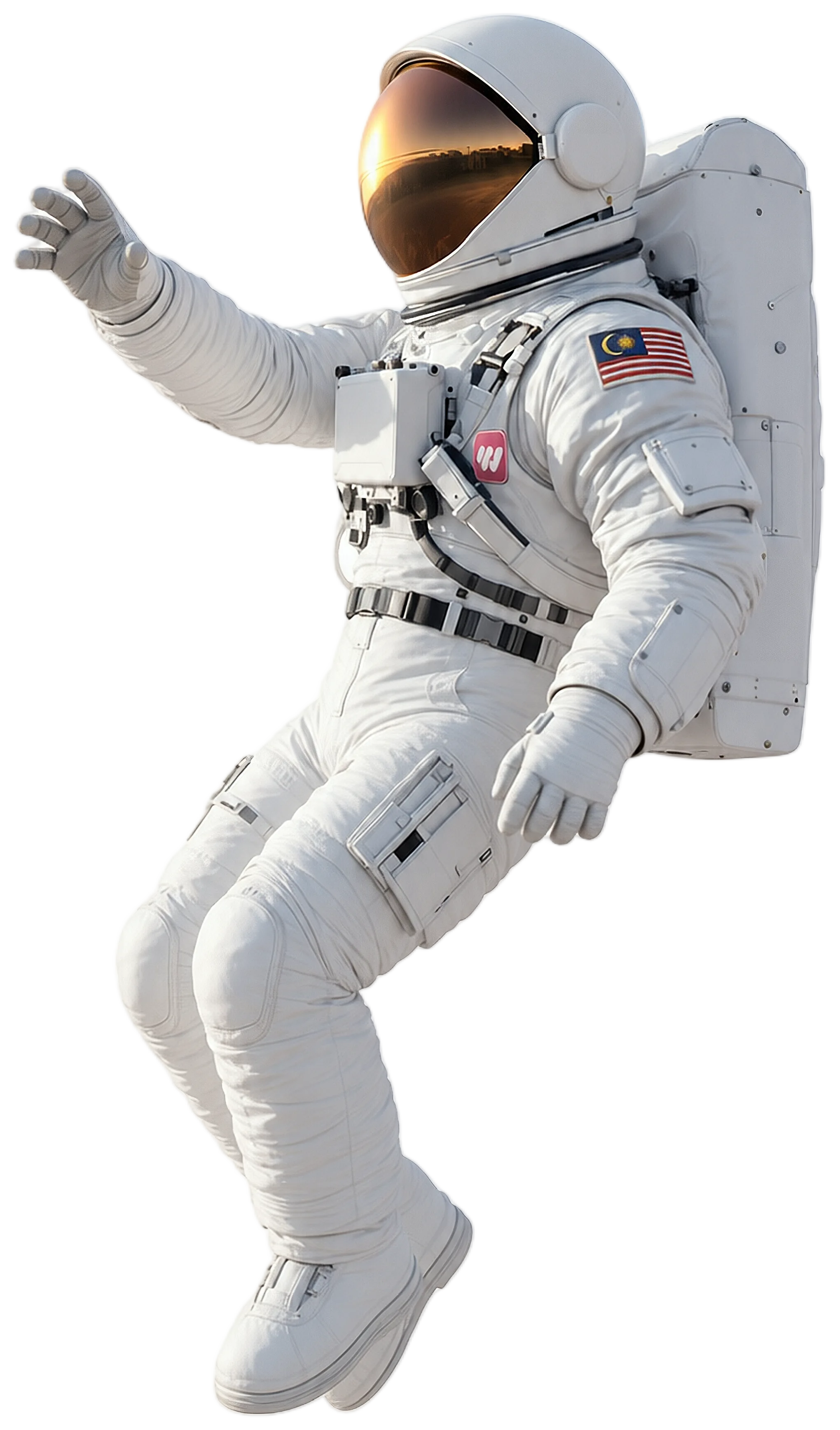 Astronaut in a Rocket Web mission suit